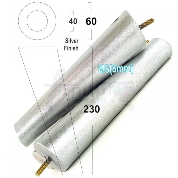 4x SOLID WOOD ANGLED SETTEE LEGS 230mm High FURNITURE REPLACEMENT FEET M8(8mm) - Image 32