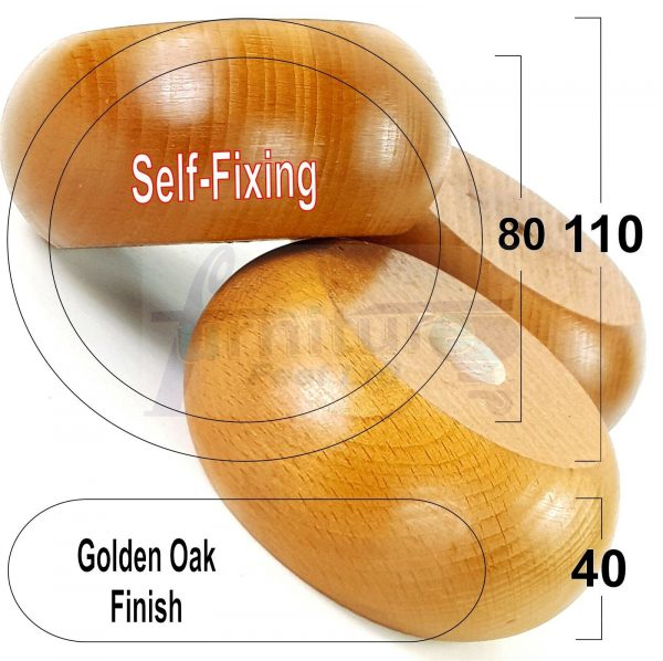 4x SOLID WOOD REPLACEMENT FURNITURE CHAIR LEGS SETTEE FEET 40mm HIGH (SELF-FIX) - Image 5