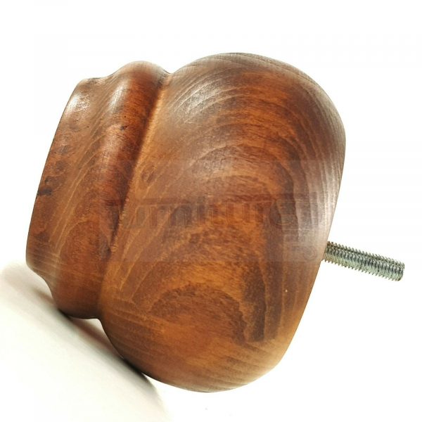 4x SOLID WOODEN FURNITURE LEGS M8(8mm) CHAIR REPLACEMENT BUN FEET 90mm HIGH - Image 20