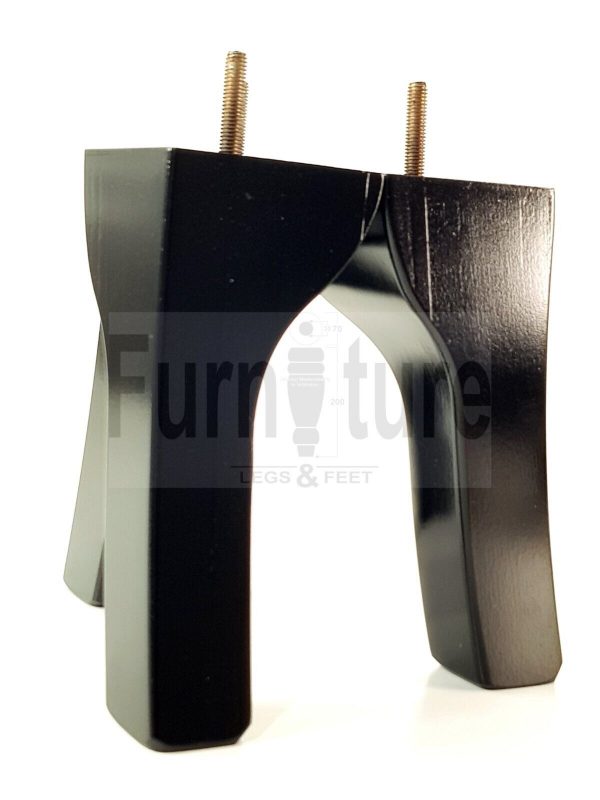 4 Replacement Legs Solid Wood Settee Furniture Feet 180mm High Sofa Chair Bed M8 - Image 2