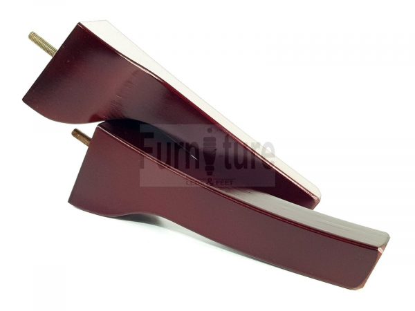 4 Replacement Legs Solid Wood Settee Furniture Feet 225mm High Sofa Chair Bed M8 - Image 3