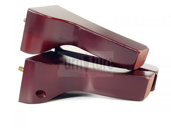 4 Replacement Legs Solid Wood Settee Furniture Feet 180mm High Sofa Chair Bed M8 - Image 3