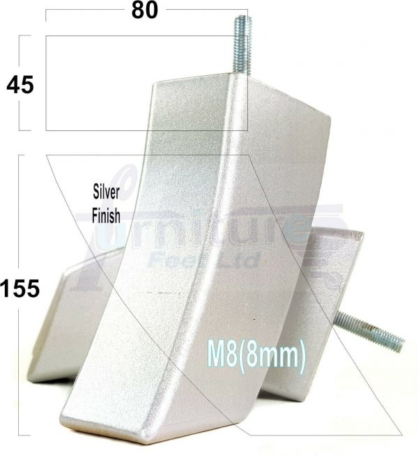 4x TAPERED WOOD SETTEE LEGS 155mm High SOFA REPLACEMENT FURNITURE FEET M8(8mm) - Image 27