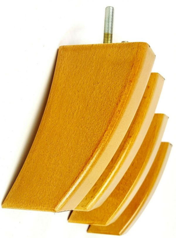 4x TAPERED WOOD SETTEE LEGS 155mm High SOFA REPLACEMENT FURNITURE FEET M8(8mm) - Image 24
