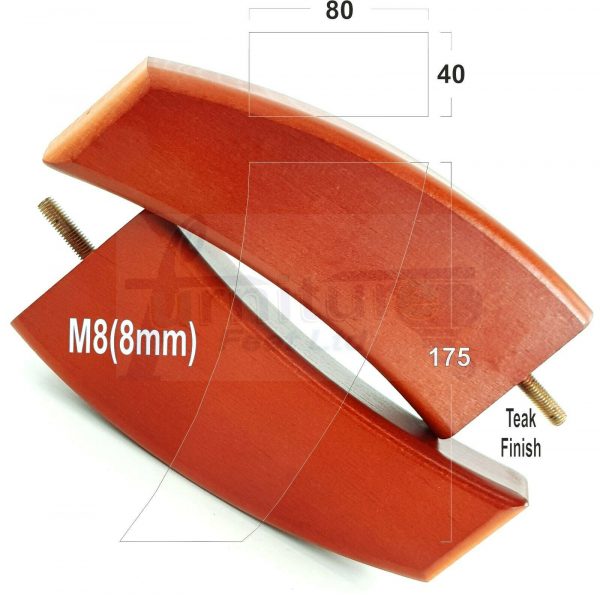 4x TAPERED WOOD SETTEE LEGS 175mm High SOFA REPLACEMENT FURNITURE FEET M8(8mm) - Image 23