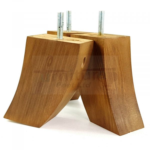 4x TAPERED WOODEN SOFA LEGS 100mm High CHAIR REPLACEMENT FURNITURE FEET M8(8mm) - Image 10