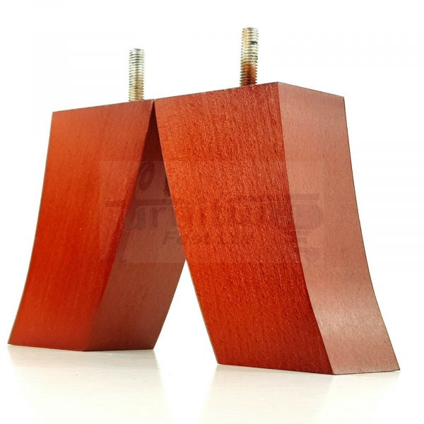 4x TAPERED WOODEN SOFA LEGS 100mm High CHAIR REPLACEMENT FURNITURE FEET M8(8mm) - Image 19