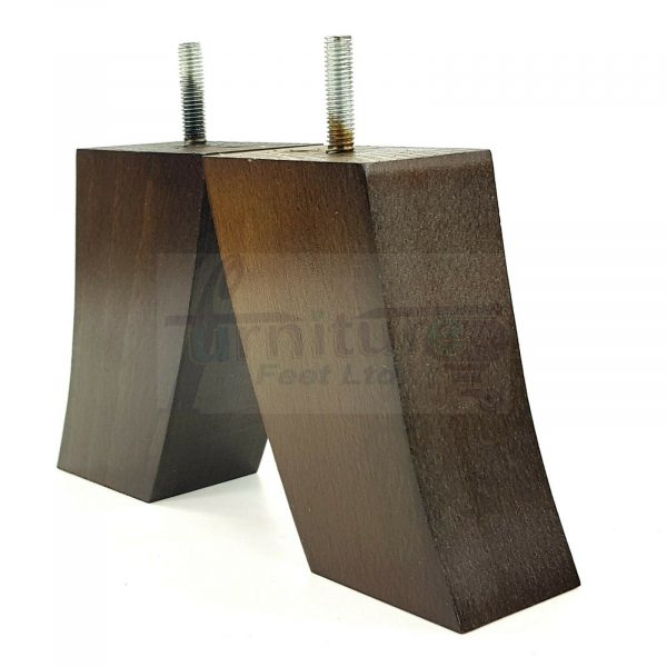 4x TAPERED WOODEN SOFA LEGS 100mm High CHAIR REPLACEMENT FURNITURE FEET M8(8mm) - Image 7