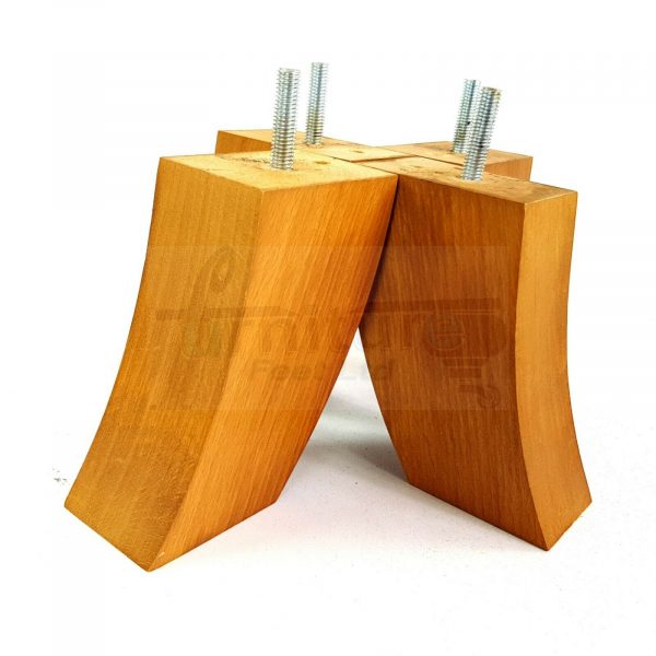 4x TAPERED WOODEN SOFA LEGS 100mm High CHAIR REPLACEMENT FURNITURE FEET M8(8mm) - Image 14