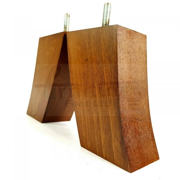 4x TAPERED WOODEN SOFA LEGS 100mm High CHAIR REPLACEMENT FURNITURE FEET M8(8mm) - Image 9