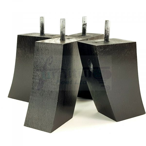 4x TAPERED WOODEN SOFA LEGS 100mm High CHAIR REPLACEMENT FURNITURE FEET M8(8mm) - Image 8