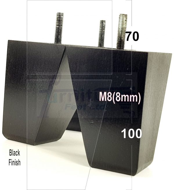 4x Tapered Wood Replacement Furniture Sofa Legs M8 Chair Sofa Settee Feet 100mm - Image 13