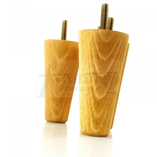 4x WOOD REPLACEMENT FURNITURE CHAIR LEGS M8(8mm) SOFA - SETTEE FEET 100mm HIGH - Image 28