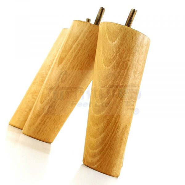 4x WOODEN ANGLED SOFA LEGS 160mm High CHAIR FURNITURE REPLACEMENT FEET M8(8mm) - Image 27