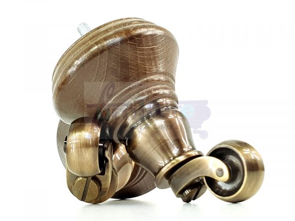 4x Wooden Furniture Sofa Legs M8 Castor Replacment Chair Settee Feet 125mm High - Image 17
