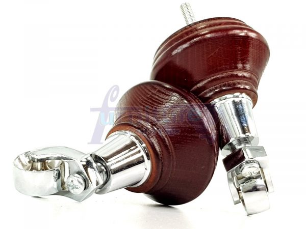 4x Wooden Furniture Sofa Legs M8 Castor Replacment Chair Settee Feet 125mm High - Image 13