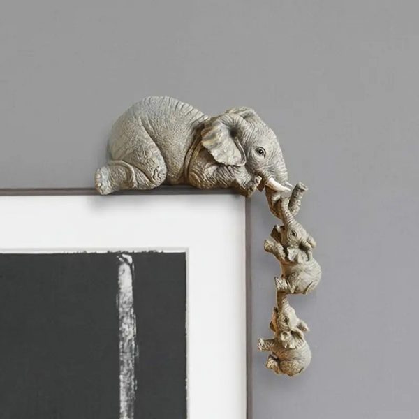 Fun Ceramic Elephant Ornaments Designed to Hang Playfully By Their Trunks From any Surface These Little Guys Bring Instant Humor and Charm - Image 8