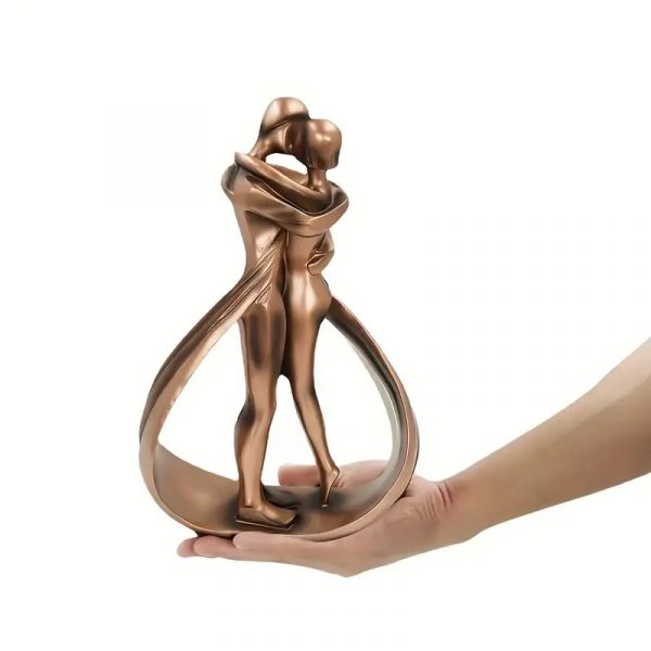 Unique Couple In A Embrace Everlasting Love A Symbol of Connection and Devotion Artistic Figure - Image 2