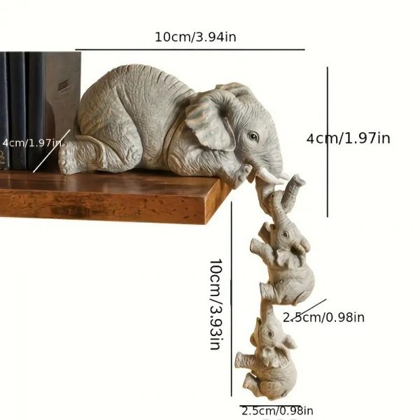 Fun Ceramic Elephant Ornaments Designed to Hang Playfully By Their Trunks From any Surface These Little Guys Bring Instant Humor and Charm - Image 2