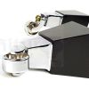 4x Block Wood With Chrome Castor Furniture Chair Settee Legs M8 Sofa Feet 150mm - Image 11