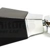 4x Block Wood With Chrome Castor Furniture Chair Settee Legs M8 Sofa Feet 150mm - Image 6