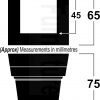 4x Wood Furniture Sofa Leg M8 Replacement Chair, Settee Feet & Slipper Cup 75mm - Image 3