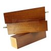 Square Wood Legs Replacement Furniture Feet 100 - 240mm High M8 Dark Oak - Image 6