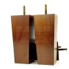 Square Wood Legs Replacement Furniture Feet 100 - 240mm High M8 Dark Oak - Image 8