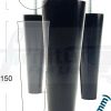 4x WOOD REPLACEMENT FURNITURE CHAIR LEG M10(10mm) TAPERED SETTEE FEET 150mm HIGH - Image 13