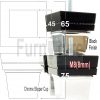 4x Wood Furniture Sofa Leg M8 Replacement Chair, Settee Feet & Slipper Cup 75mm - Image 9