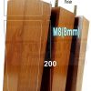 Square Wood Legs Replacement Furniture Feet 100 - 240mm High M8 Dark Oak - Image 13