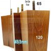 Square Wood Legs Replacement Furniture Feet 100 - 240mm High M8 Dark Oak - Image 11