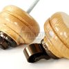 4  Wood Feet Natural Turned Furniture Antique Castor Leg Chair Stool Sofas M8 - Image 4