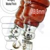 4x WOOD FURNITURE LEGS M8 REPLACEMENT CHROME CAULDRON CASTOR FEET 165mm HIGH - Image 27