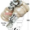 4x WOOD FURNITURE LEGS M8 REPLACEMENT CHROME CAULDRON CASTOR FEET 165mm HIGH - Image 18