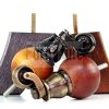 4x Solid Wood Furniture Chair Settee Leg M8 Sofa Feet 2x With Castors 118mm High - Image 12