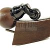 4x Solid Wood Furniture Chair Settee Leg M8 Sofa Feet 2x With Castors 118mm High - Image 8