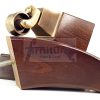 2x Cuved Wood Furniture Chair Legs & 2x Brass Castor Sofa Settee Feet 150mm High - Image 4
