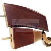2x Cuved Wood Furniture Chair Legs & 2x Brass Castor Sofa Settee Feet 150mm High - Image 10