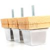 4x Wood Furniture Sofa Leg M8 Replacement Chair, Settee Feet & Slipper Cup 75mm - Image 12