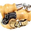 4x Wooden Furniture Sofa Legs M8 Castor Replacment Chair Settee Feet 150mm High - Image 8