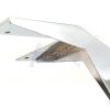 4 Silver Chrome Metal Legs 100mm High Replacement Feet Cabinet Sofa Chair Stool - Image 2