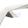 4 Silver Chrome Metal Legs 100mm High Replacement Feet Cabinet Sofa Chair Stool - Image 3