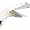 4 Silver Chrome Metal Legs 100mm High Replacement Feet Cabinet Sofa Chair Stool - Image 4
