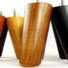 4x WOOD FURNITURE CHAIR LEGS M8(8mm) REPLACEMENT SOFA / SETTEE FEET 135mm HIGH - Image 5