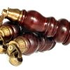 4x WOOD MAHOGANY BRASS CASTOR FURNITURE CHAIR LEGS M8(8mm) SOFA FEET 205mm HIGH - Image 10