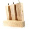Square Wood Legs Replacement Block Furniture Feet 100 - 240mm High M8 Natural - Image 14