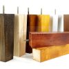 Square Wood Legs Replacement Block Furniture Feet 100 - 240mm High M8 Natural - Image 8