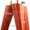 4x WOOD FURNITURE CHAIR LEGS M8(8mm) REPLACEMENT SOFA / SETTEE FEET 135mm HIGH - Image 25