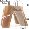 4x WOOD FURNITURE CHAIR LEGS M8(8mm) REPLACEMENT SOFA / SETTEE FEET 135mm HIGH - Image 17
